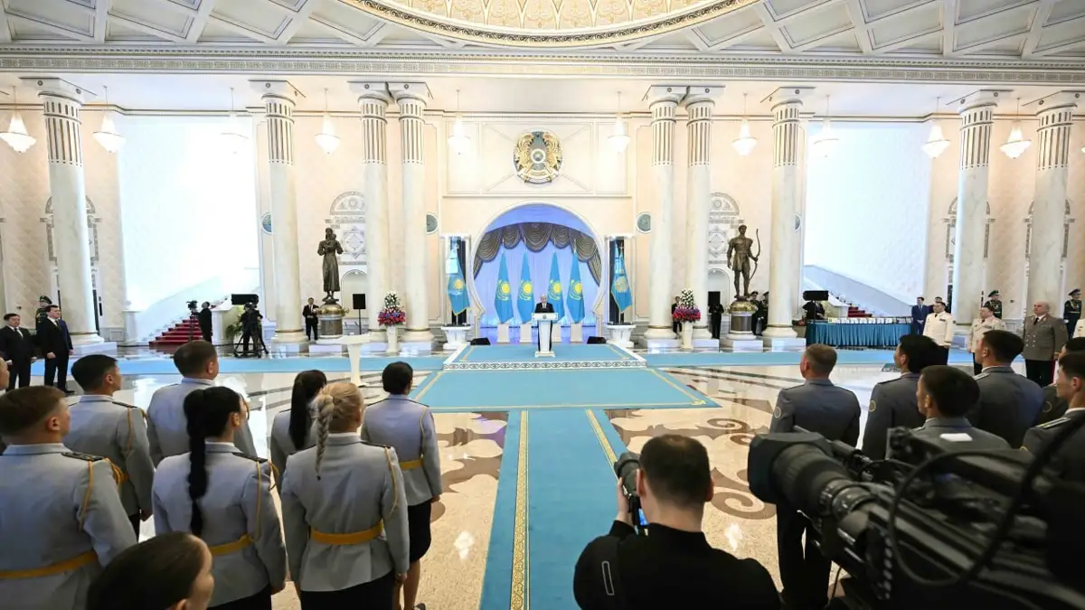 "Жастармен Қазақстанның еңсесі әрдайым биік болмақ" деді Президент Тоқаев