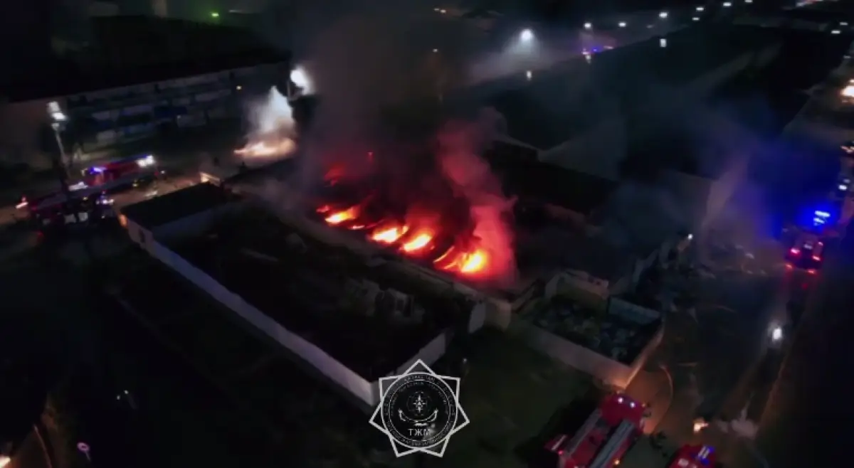 Жаңаөзендегі сауда үйде өрт шықты