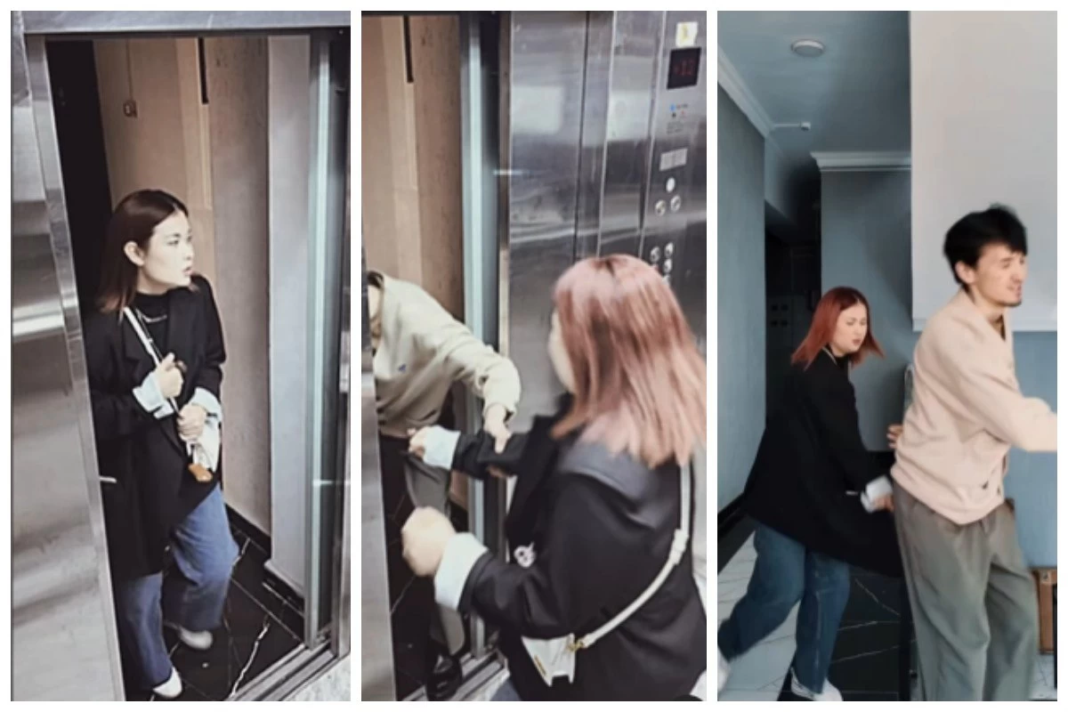 "Өзінің күйеуі де ұрған": Блогер Sajol-дың лифтте түсірген видеосы қызу талқыға түсті