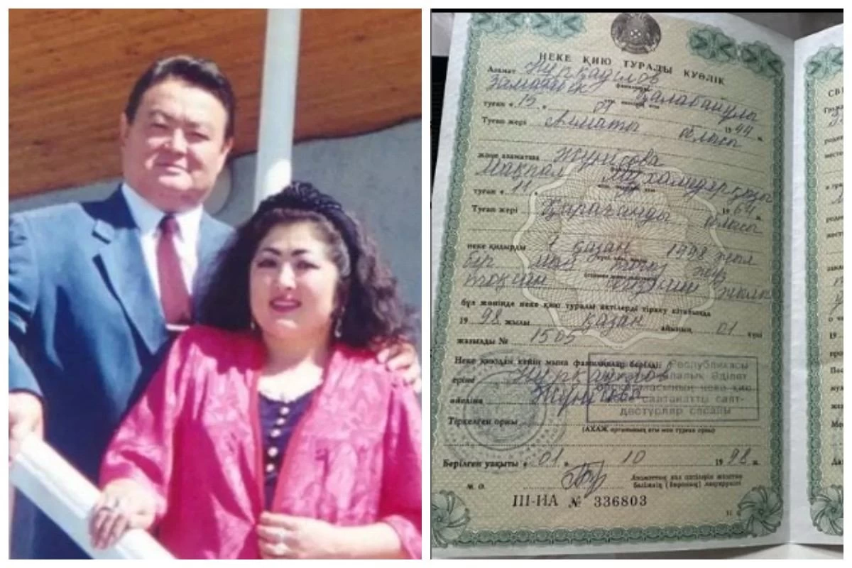 "Жеті жыл заңсыз тұрдық": Мақпал Жүнісова неке куәлігін көрсетті