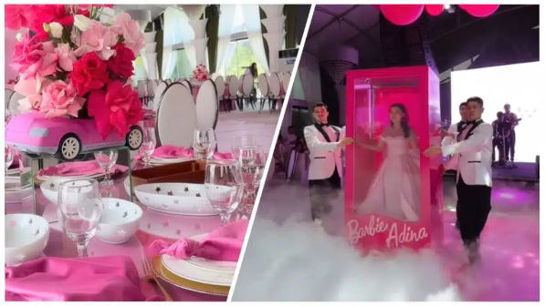 Ұзату тойында қуыршақ кейпіне енген қалыңдықтың видеосы тарады