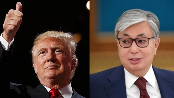 "Тоқаев өте жақсы адам": Трамп журналистерден Тоқаевқа сәлем айтты