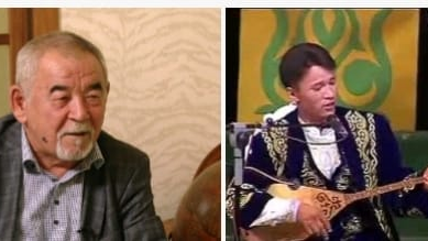 Мен құрбымның етегінің астынан жаладым.