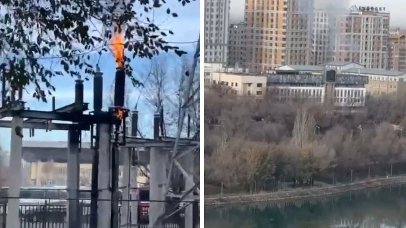 Алматыда жарылыс болып, бірнеше аудан жарықсыз қалды