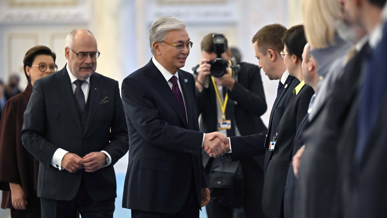 Ақордада Эстония Президентін салтанатты қарсы алу рәсімі өтті