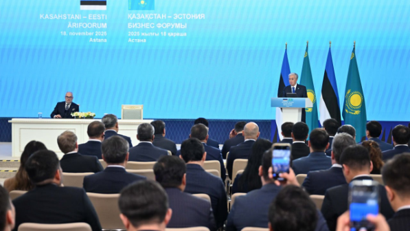 Тоқаев пен Алар Карис Қазақстан-Эстония бизнес форумында сөз сөйледі