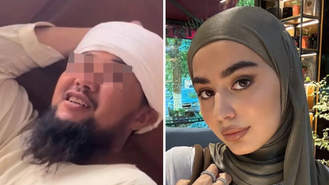 Мешітте еркек асылған діндар қыз хиджабын шешті