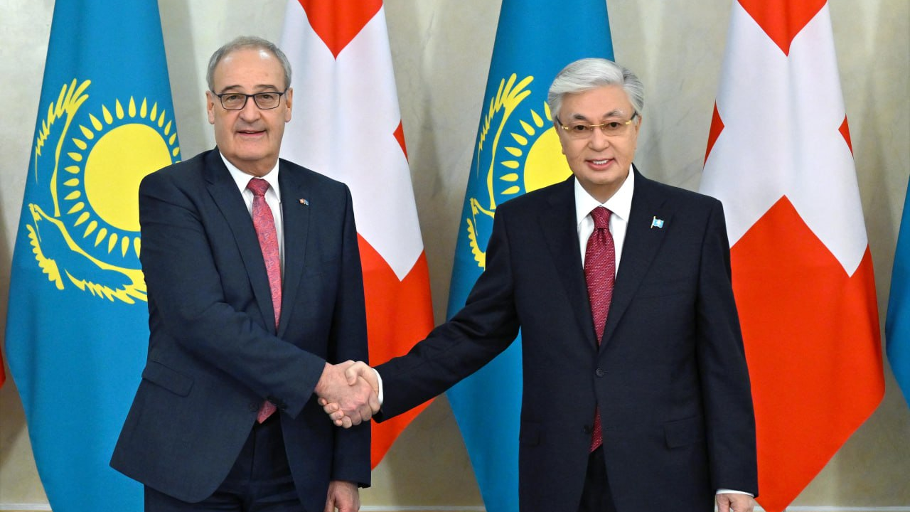 Тоқаев Швейцария вице-президенті Ги Пармеланмен келіссөз жүргізді