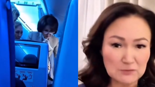 Министр ұшақта қол ұшын берген жолаушының кім екені белгілі болды