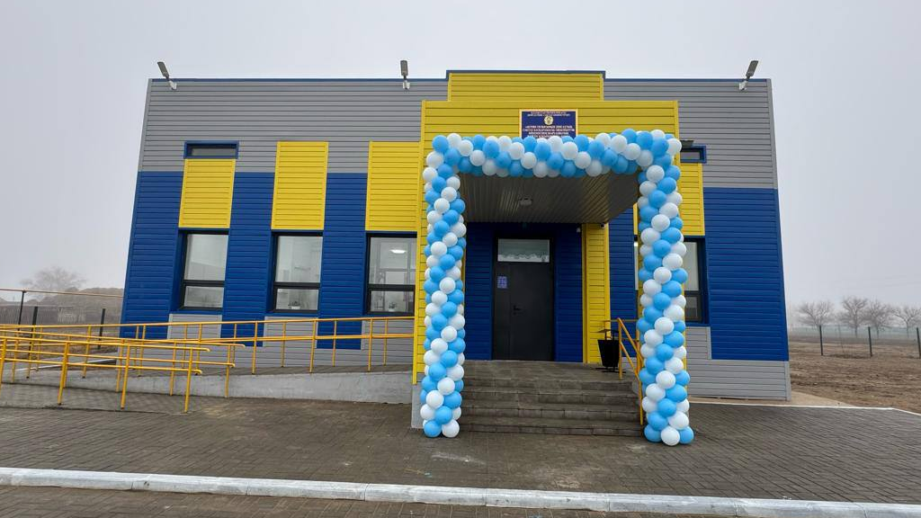 Ақтөбе облысының ауылында қайтарылған активтер қаражатына медициналық пункт салынды