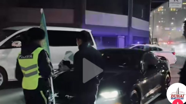 "Тәуелсіздік үшін": Көлігіне көк байрақты ілгендерді полицейлер мазалағаны қалай?