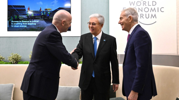 Мемлекет басшысы Давоста бірқатар кездесу өткізді