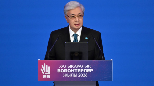 Тоқаев Волонтерлер форумында сөз сөйледі