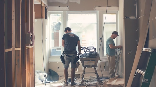 Құрылысшылар пәтерді шатыстырып, басқа үйге ремонт жасаған