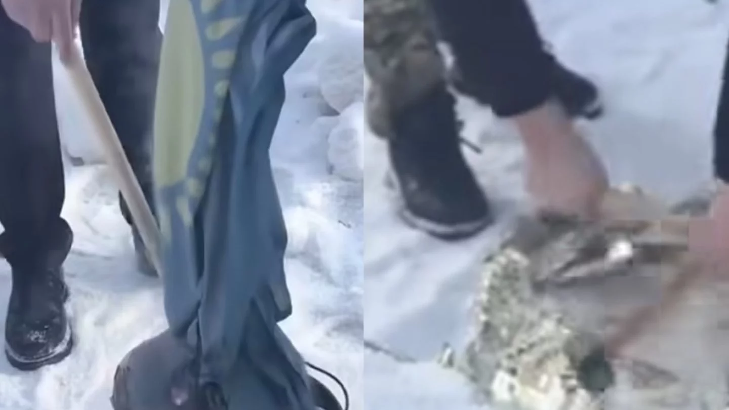 Павлодар қалалық білім бөлімі рәміздерді өртегені мәлім болды