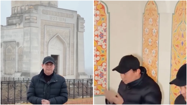 Қайрат Әділгерей Құрманғазының басына барып, кешірім сұрады