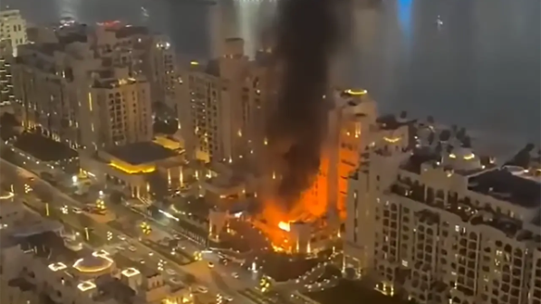 Ирандағы соғыс: Зымыранның бірі Дубайға құлады