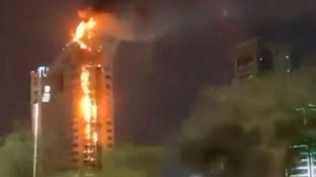 Ирандық дрон Кувейттің үкіметтік ғимаратын отқа орады