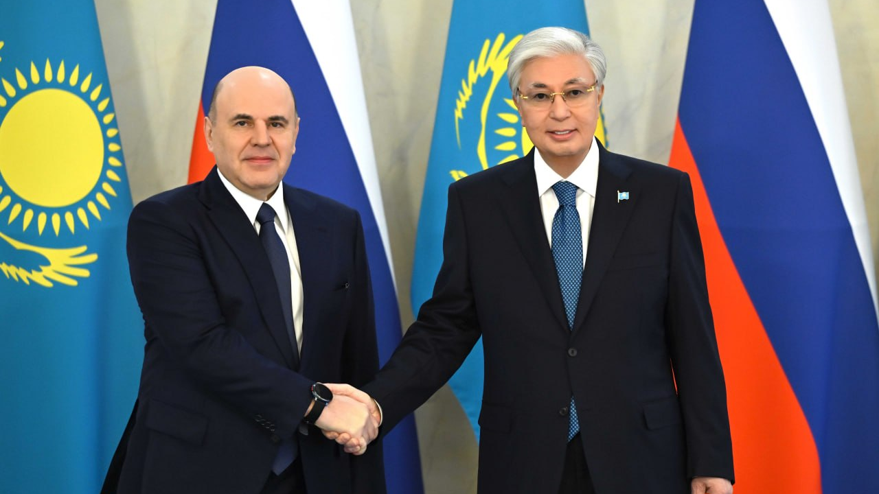 Қасым-Жомарт Тоқаев Ресейдің премьер-министрін қабылдады