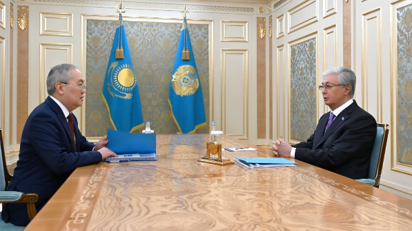 Тоқаев Қаржылық мониторинг агенттігінің төрағасын қабылдады