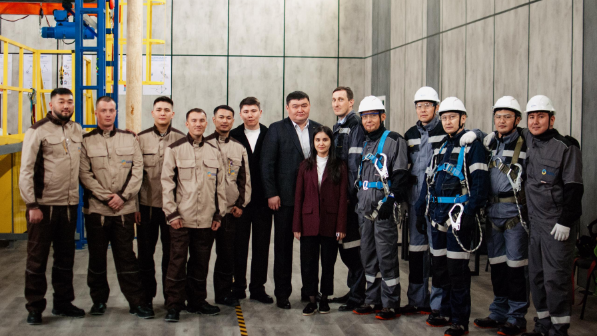 «Қазақмыс» кеншілері Теміртаудағы қауіпсіздік эстафетасына қатысты