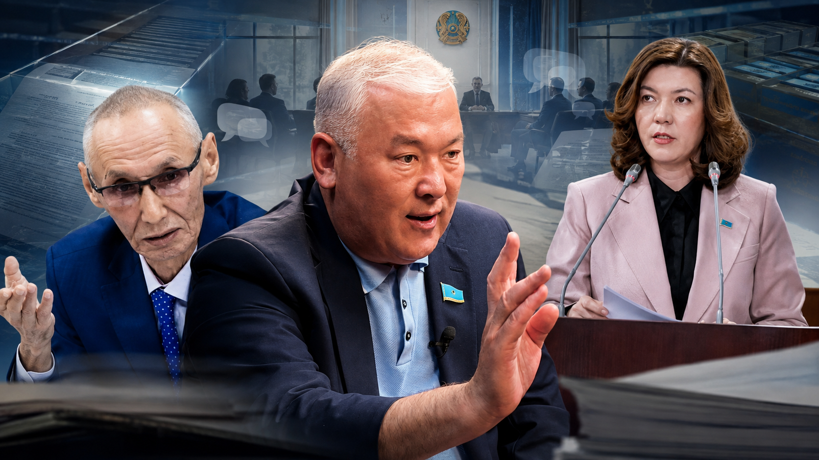 "Екі кеменің құйрығын ұстайтын жерді тауыпсыздар!": Өмір Шыныбекұлы министр мен экс-депутатқа шүйлікті