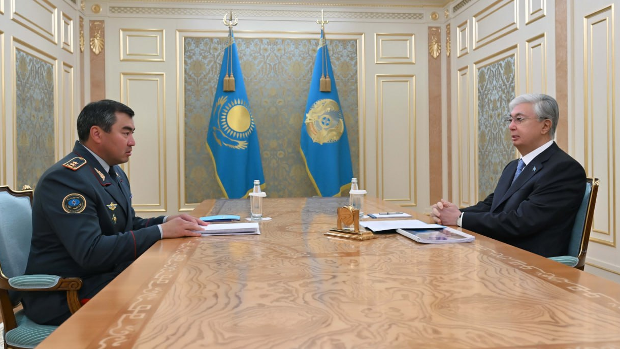 Мемлекет басшысы Төтенше жағдайлар министрі Шыңғыс Әріновті қабылдады