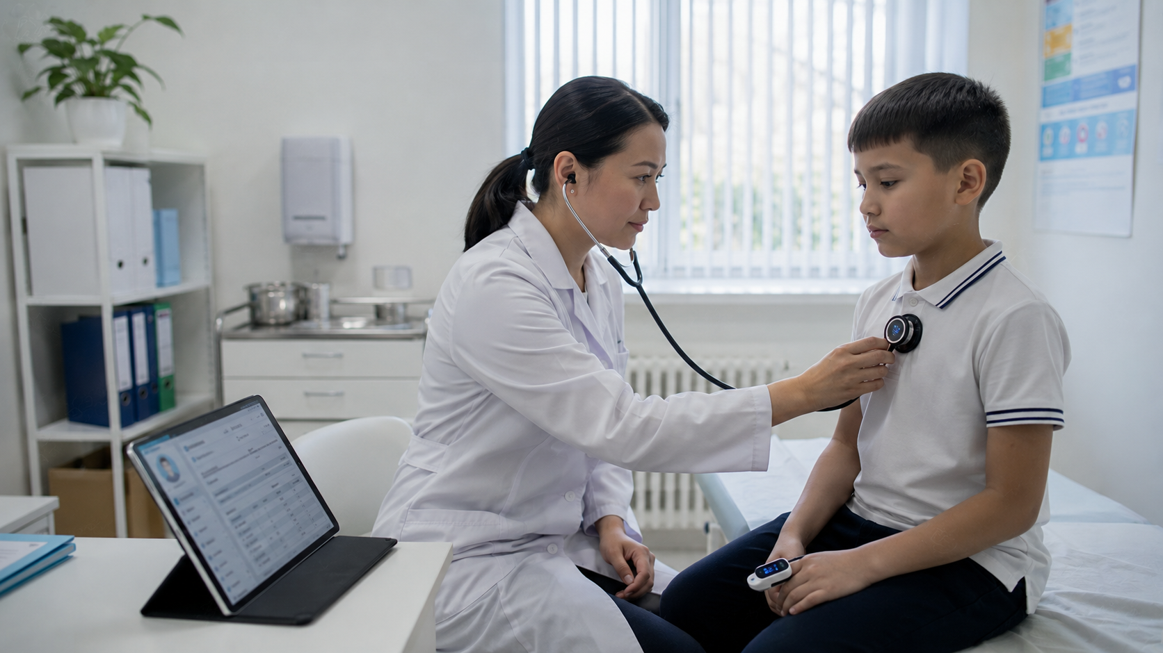 Қазақстанда балалардың медициналық тексеруі цифрлық форматқа көшеді