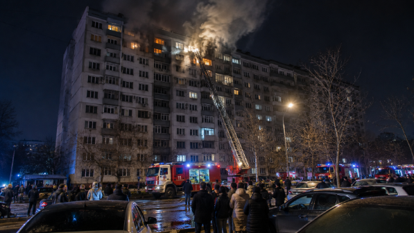 Алматыдағы тұрғын үй өртінде әйел қаза тауып, 148 адам құтқарылды
