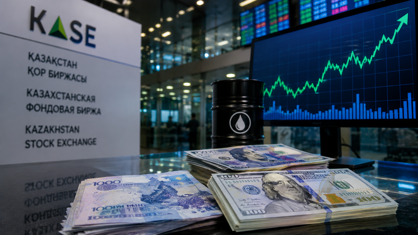 Доллар тағы қымбаттады: KASE-де бағам қанша көрсетіп тұр?