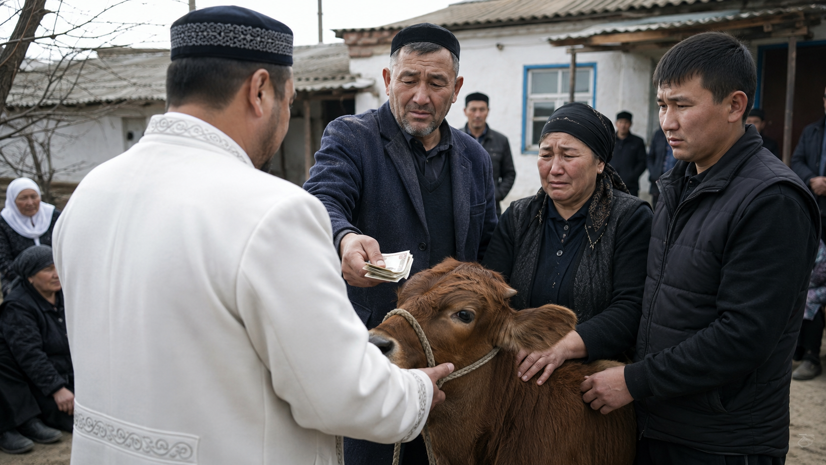 "Өлген әжең о дүниеге жаяу кетпеуі керек" деген имам марқұмның туыстарынан тайынша алған