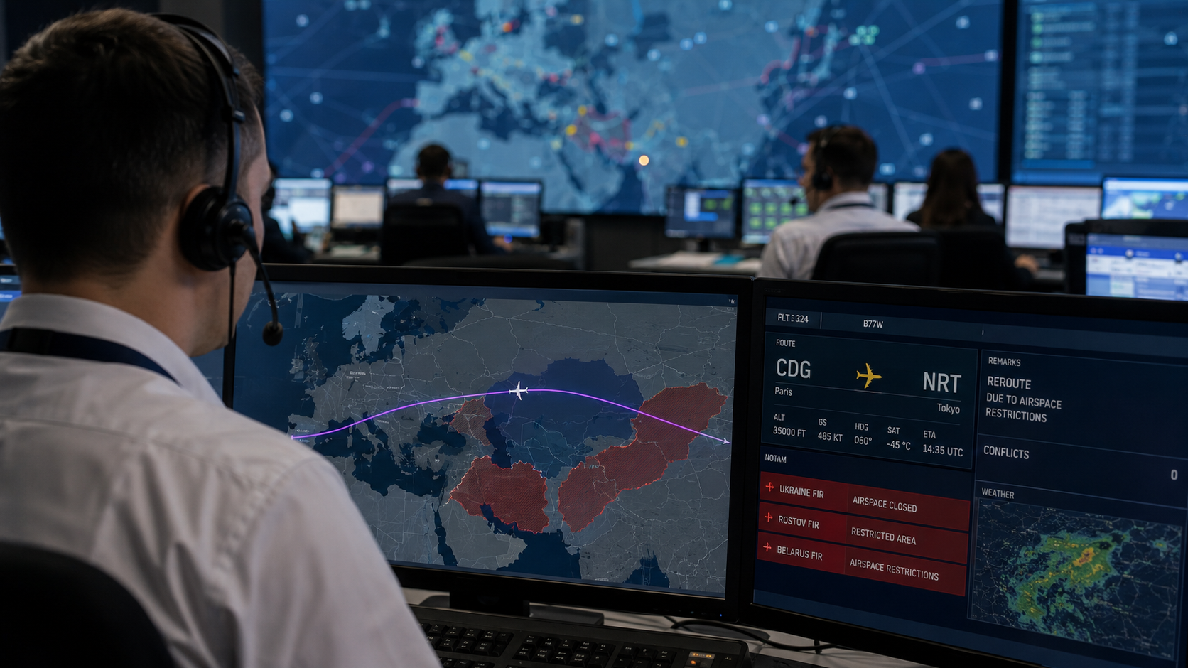 Украина Ресей үстіндегі ұшулар қауіпті екенін ICAO-ға ресми хабарлады