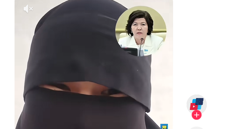 "Штраф салу керек!": Ниқабтағы келіншек министр Жұлдыз Сүлейменоваға үндеу жасады