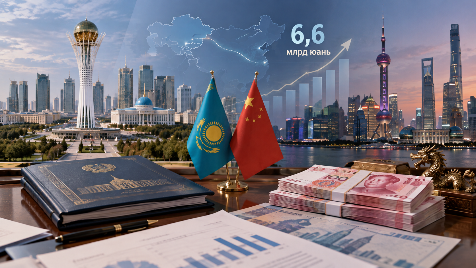 Қазақстан Қытайдан 6,6 млрд юань қарыз тартты