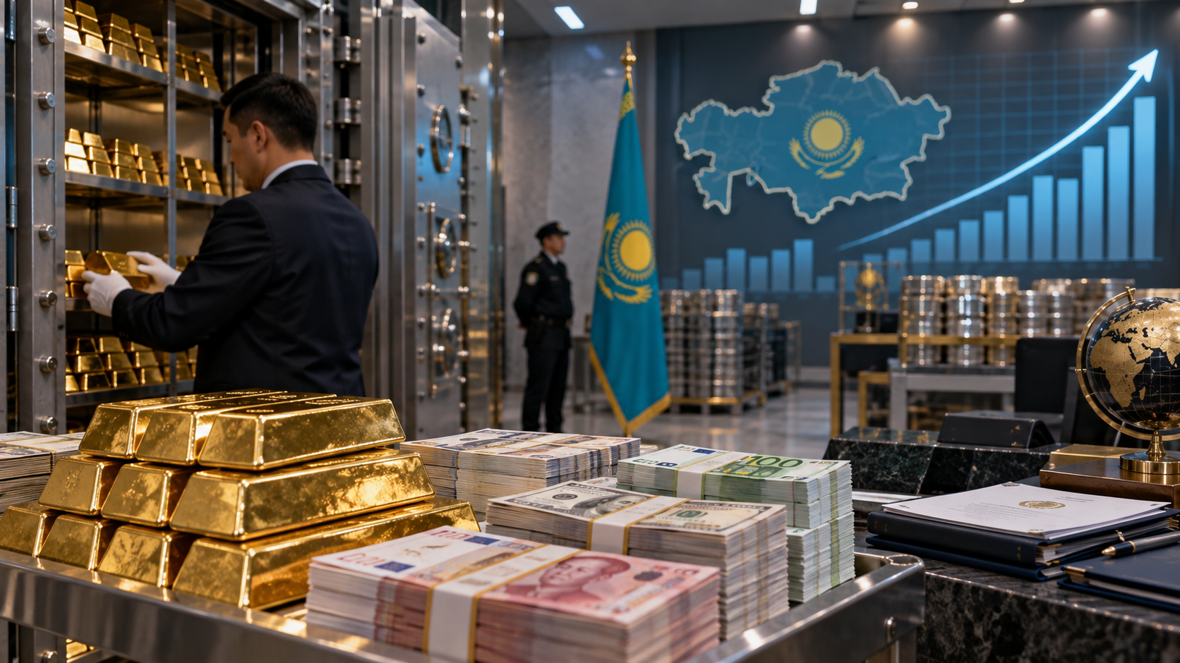 Қазақстанның халықаралық резерві бір айдың ішінде $7 млрд-қа өсті