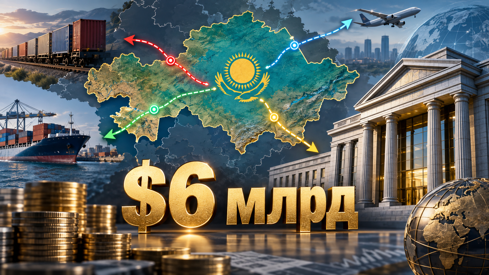 Қазақстан 6 млрд доллар қарыз алмақ: ақша төрт ірі жол жобасына жұмсалады