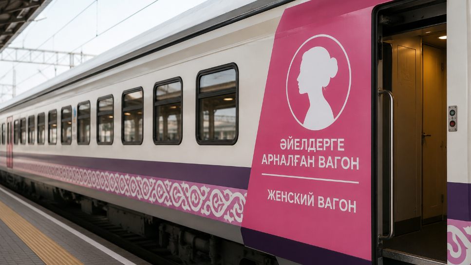 Алматы–Ташкент пойызында ер адамдар кірмейтін жеке вагон іске қосылды