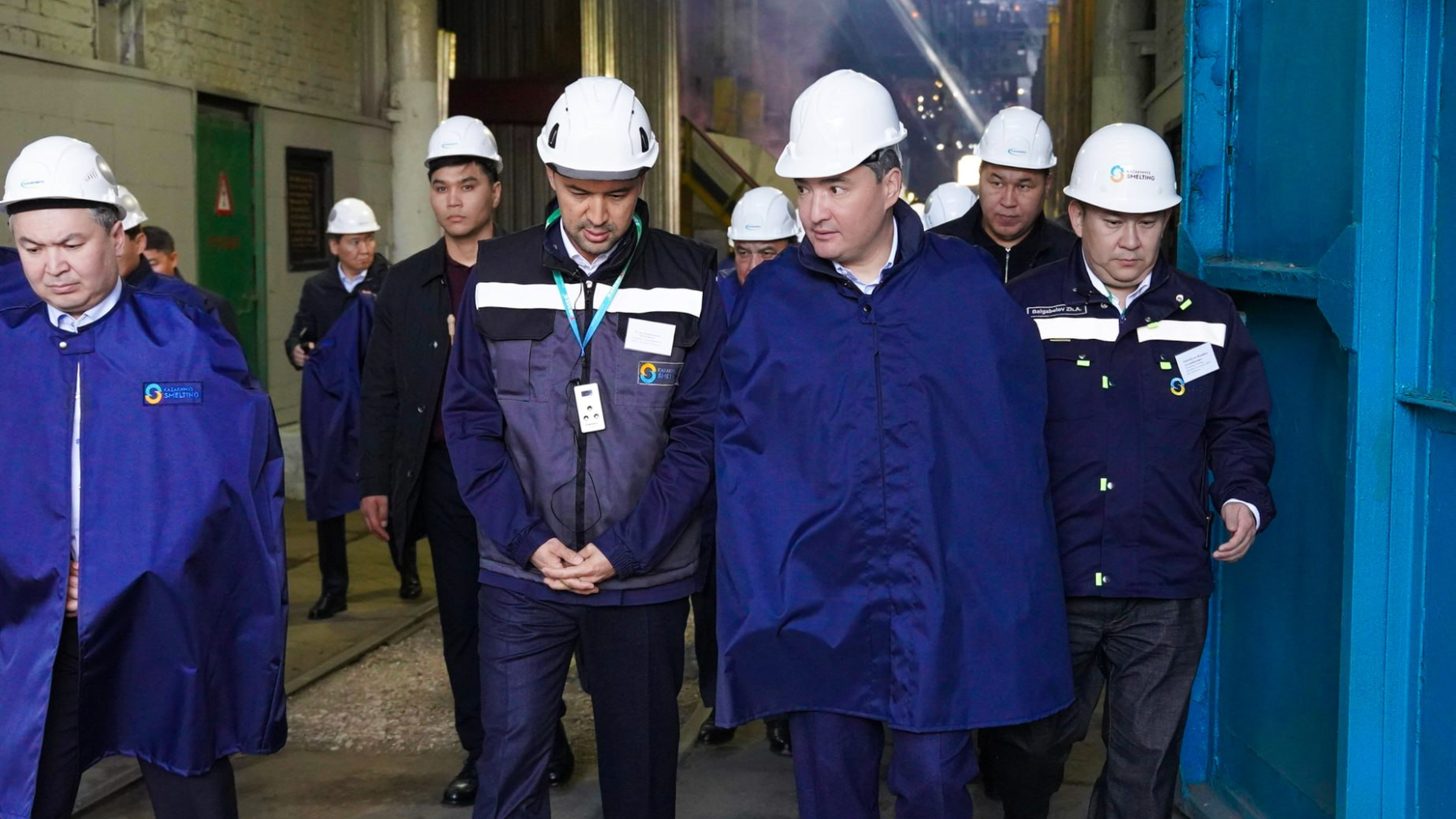 Бектенов «Kazakhmys Smelting» ЖШС Балқаш мыс қорыту зауытының жұмысымен және Балқашта жаңа мыс қорыту зауытын салу жөніндегі инвестициялық жобаны жүзеге асыру жоспарларымен танысты.