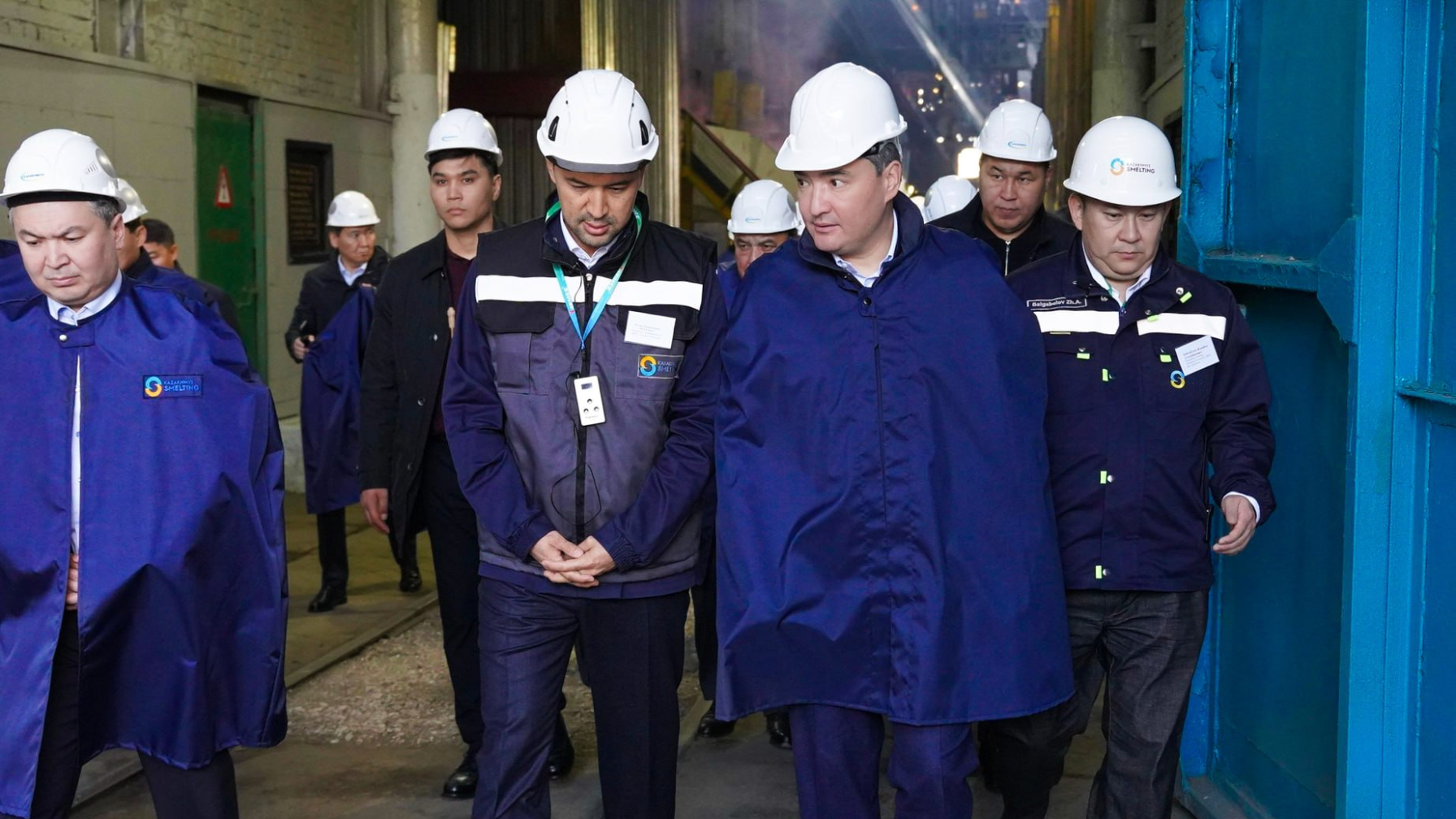 Бектенов ознакомился с работой Балхашского медеплавильного завода ТОО «Kazakhmys Smelting» и планами реализации инвестиционного проекта по строительству нового медеплавильного предприятия в Балхаше.