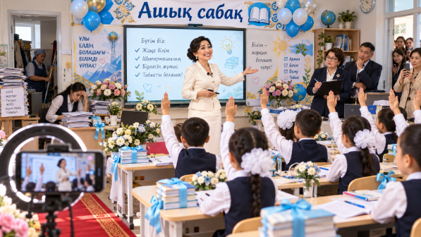«Мұғалім актер емес, сабақ сахна емес!»: Ұстаздар мектептегі шоуға айналған сабақтарға қарсы шықты